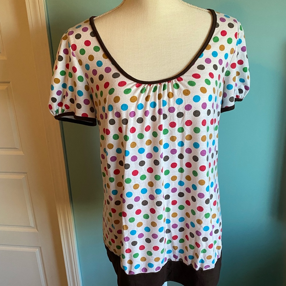 Multicolor Polka Dot Shirt